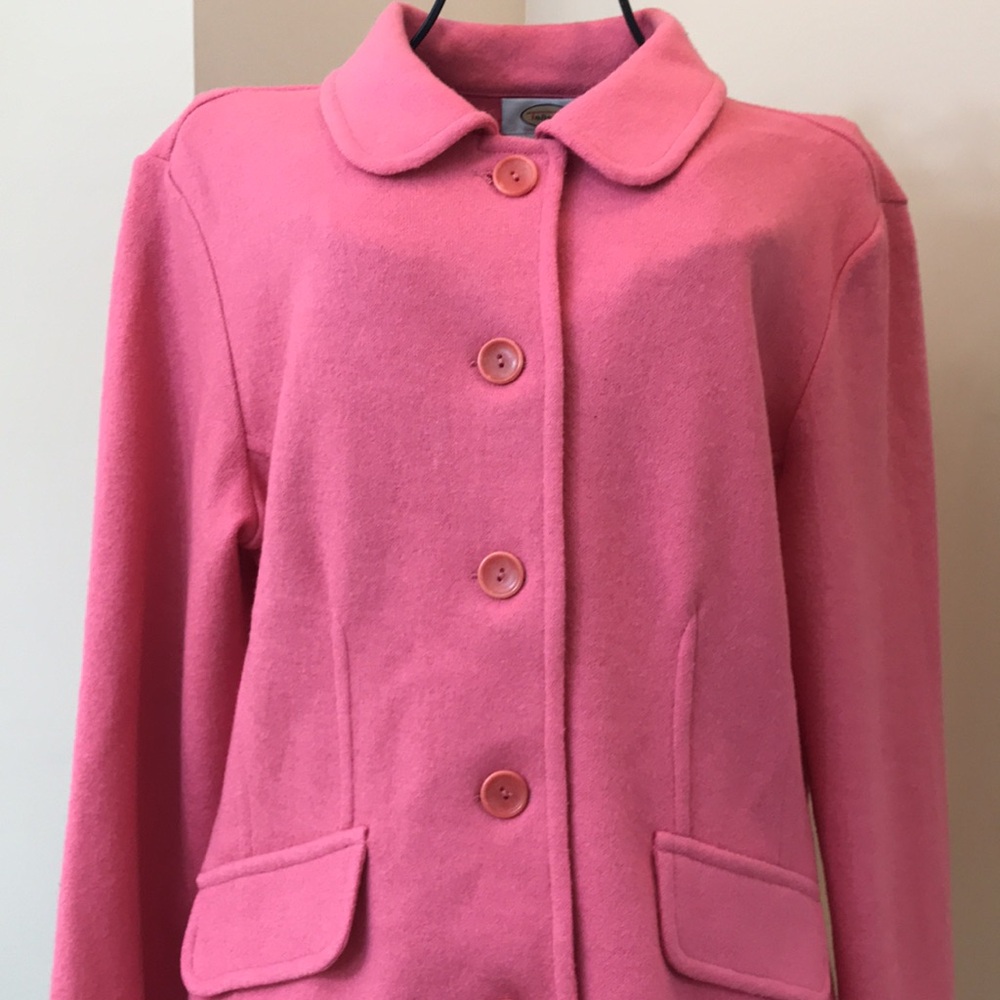 Talbots Peach 5-Button Jacket - image 4